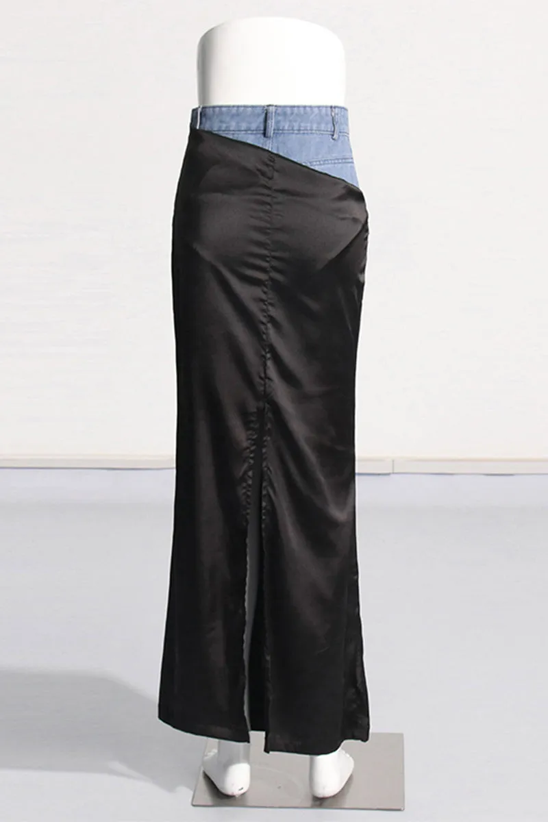 HQS1418 Layered Illusion Skirt