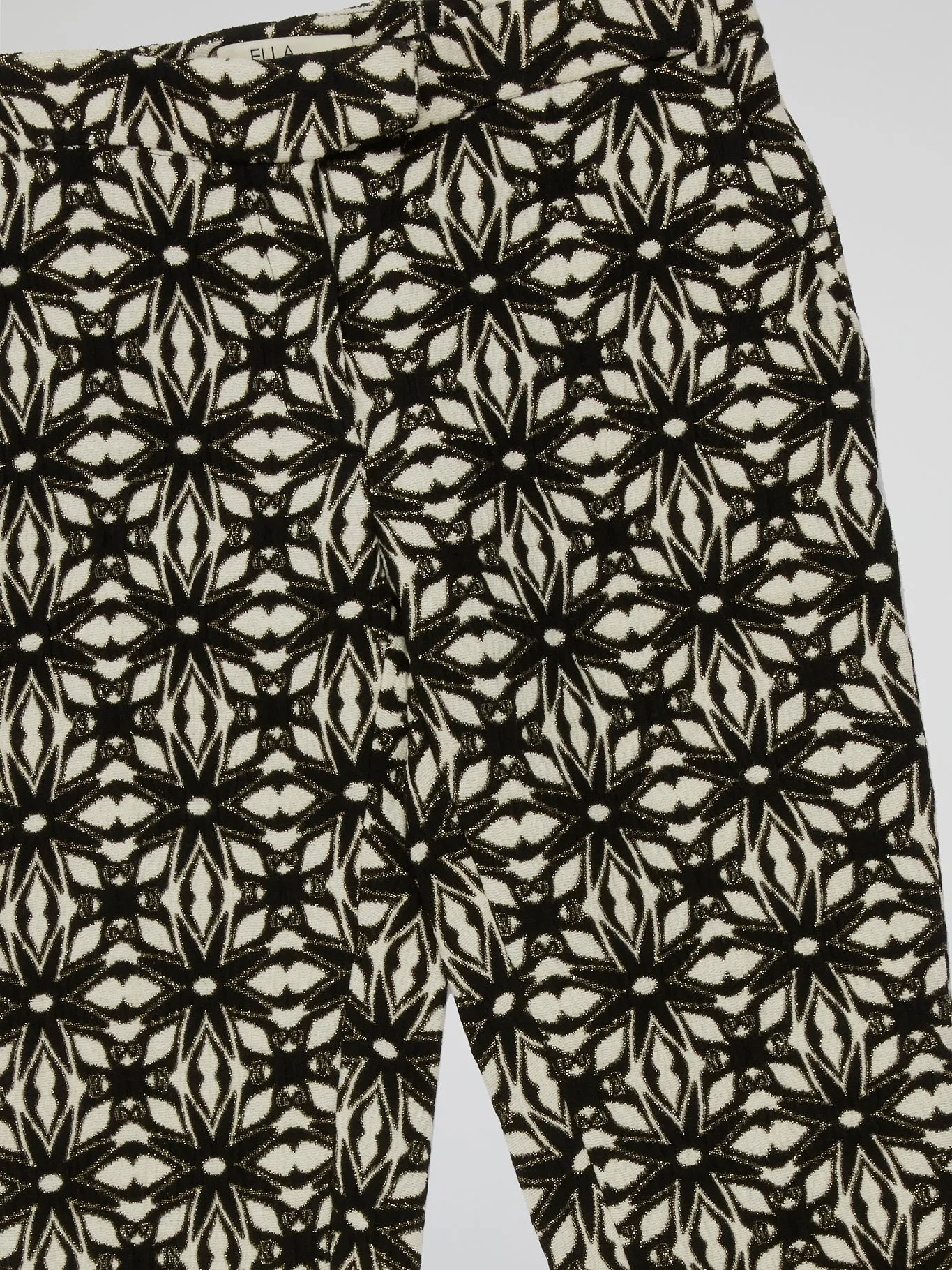 Jacquard Slim Fit Trousers