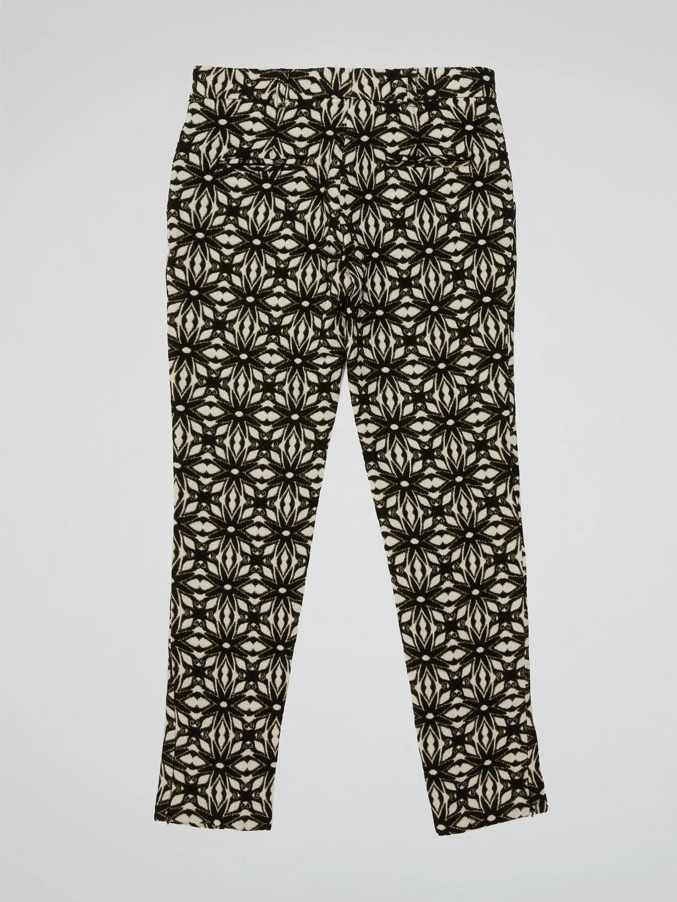 Jacquard Slim Fit Trousers