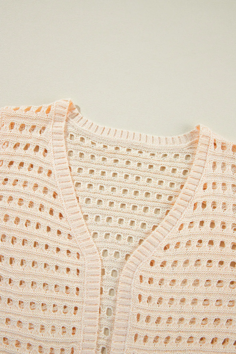 KaleaBoutique Solid Color Open Knit Duster Cardigan