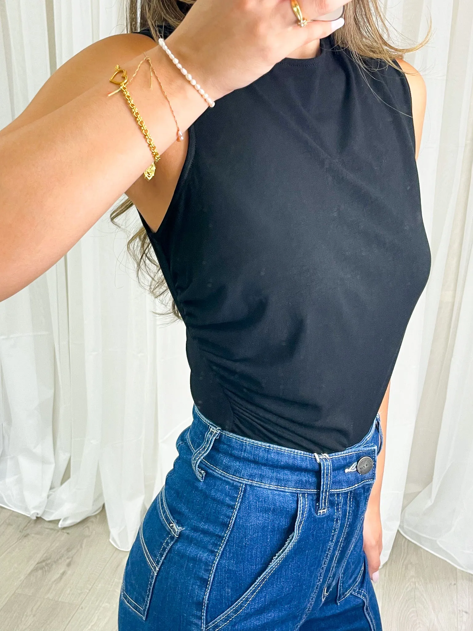 KATINA TOP - BLACK