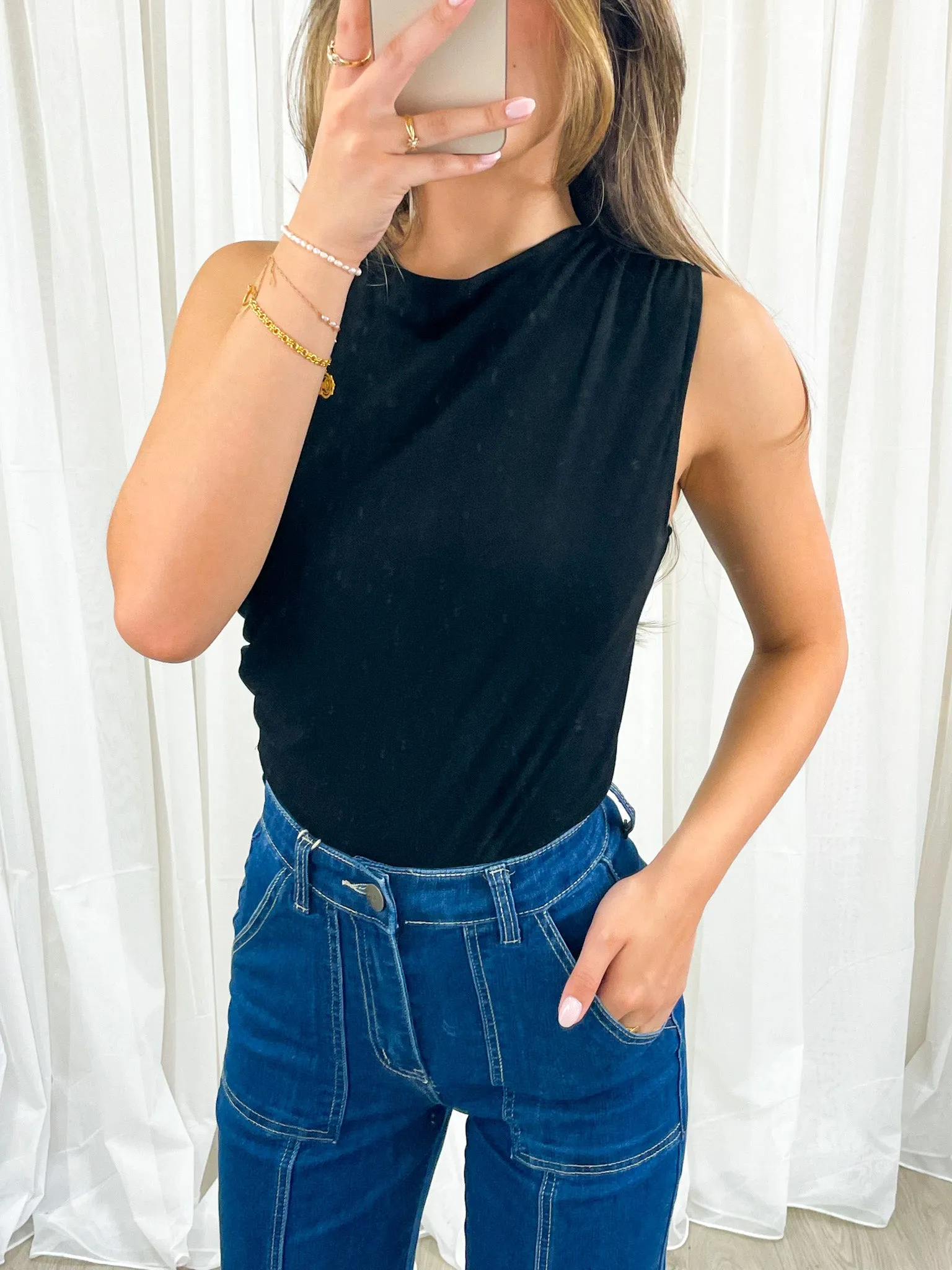 KATINA TOP - BLACK