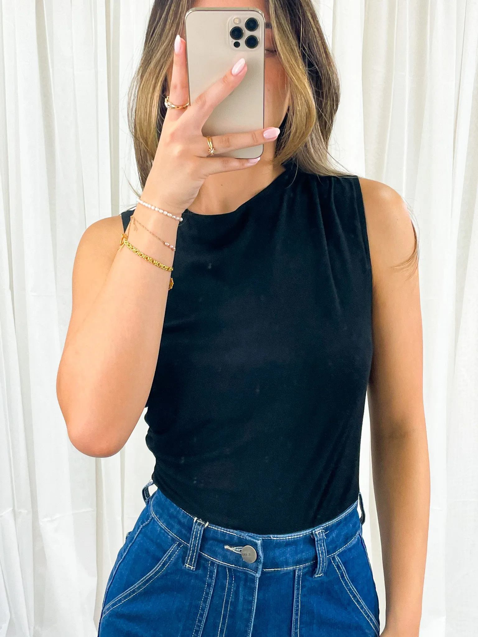 KATINA TOP - BLACK