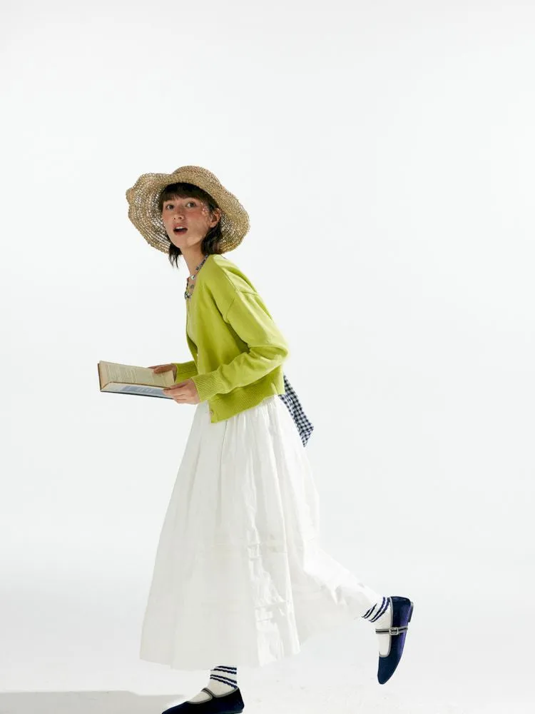 Knit Two-Piece Layered Cardigan【s0000007638】