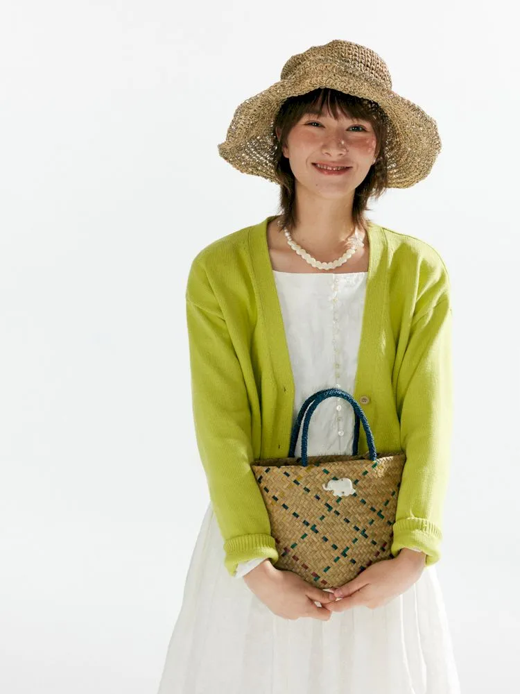 Knit Two-Piece Layered Cardigan【s0000007638】
