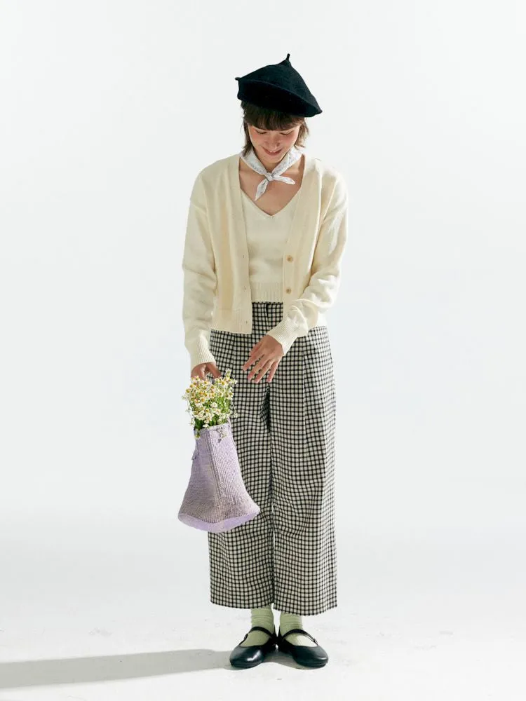 Knit Two-Piece Layered Cardigan【s0000007638】