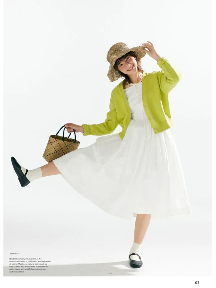 Knit Two-Piece Layered Cardigan【s0000007638】