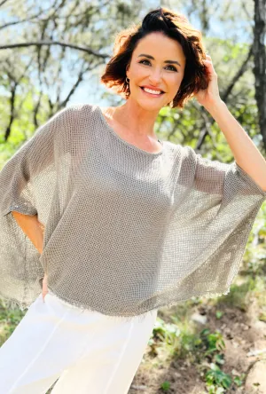 Layered and Loving it top - Stone