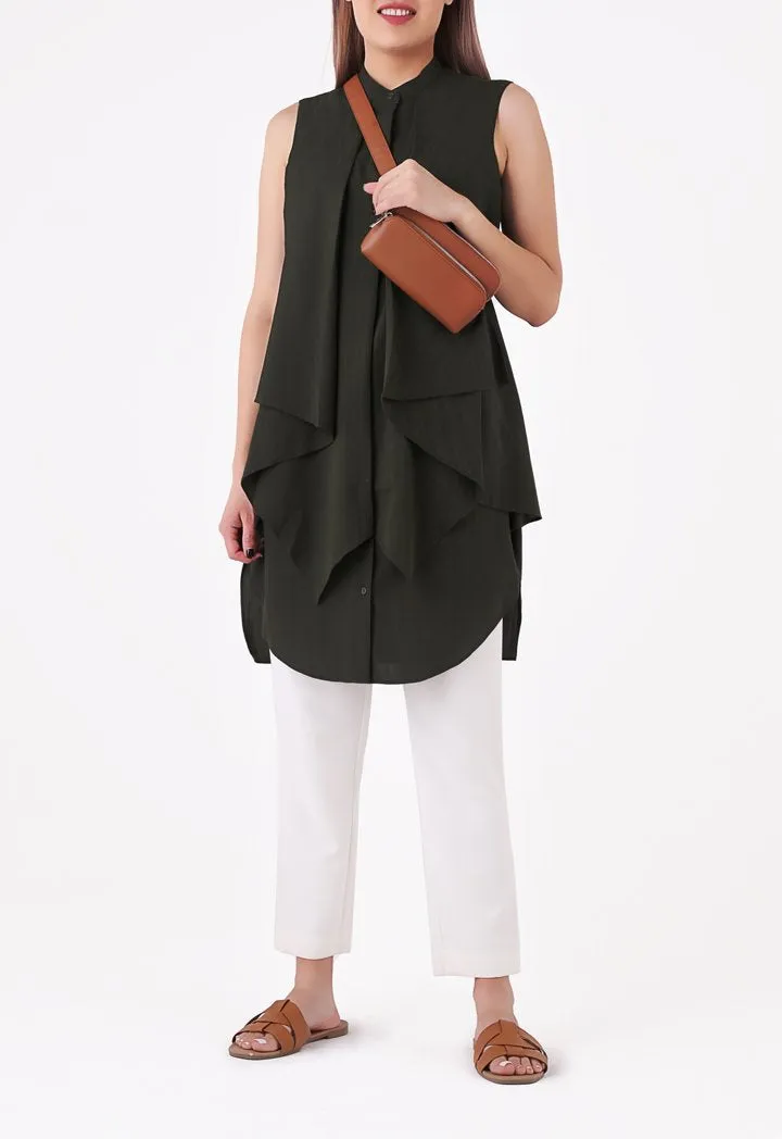 Layered Sleeveless Blouse