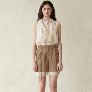 Layered Style Short Pants