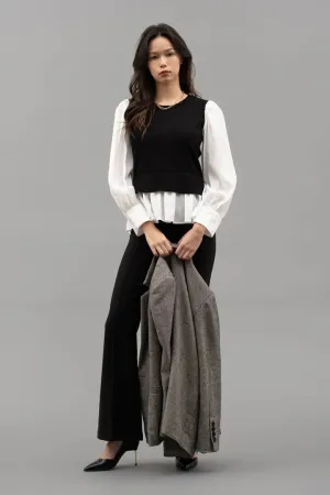 Layered Sweater Vest