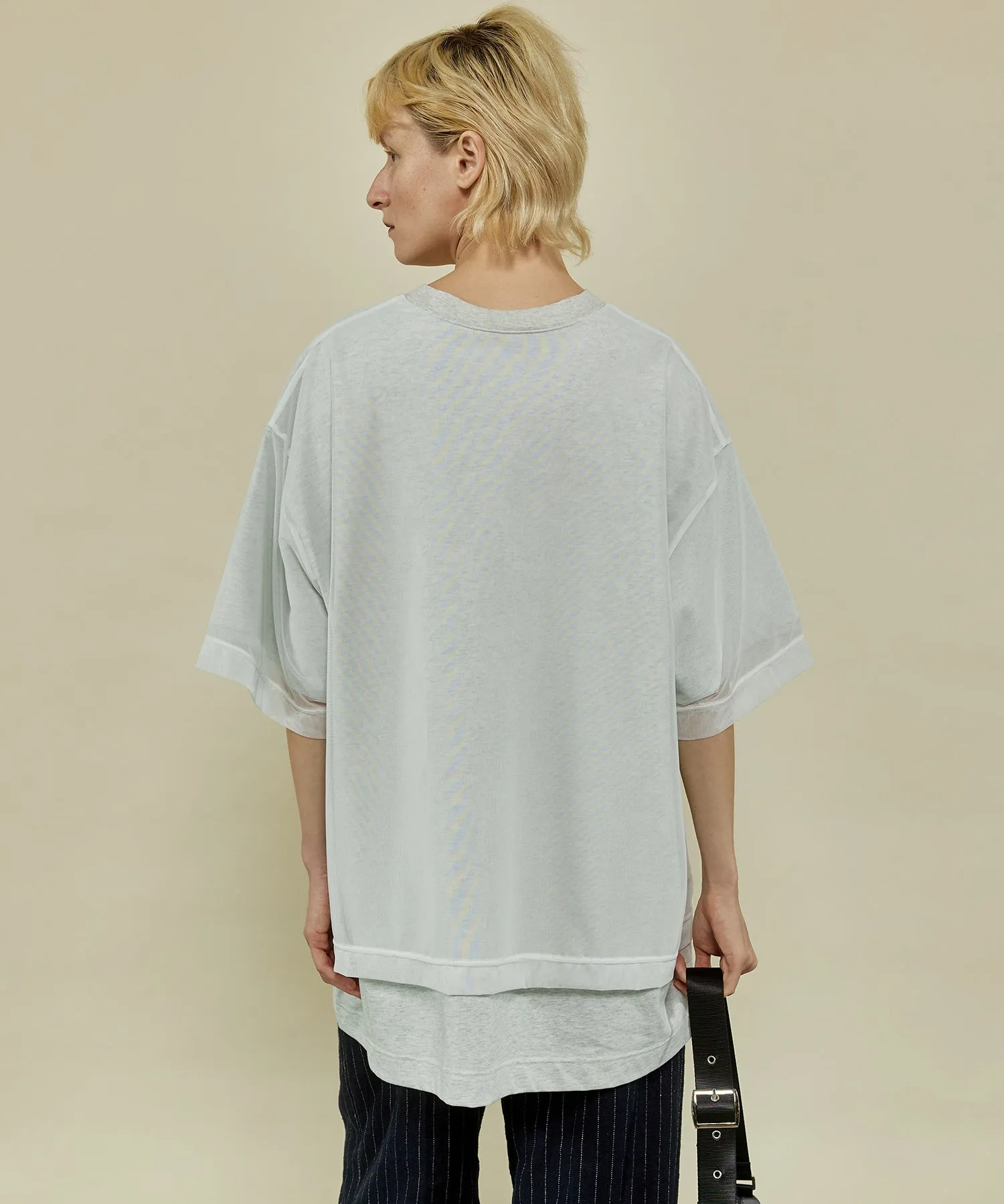 Layered Tulle T-shirt