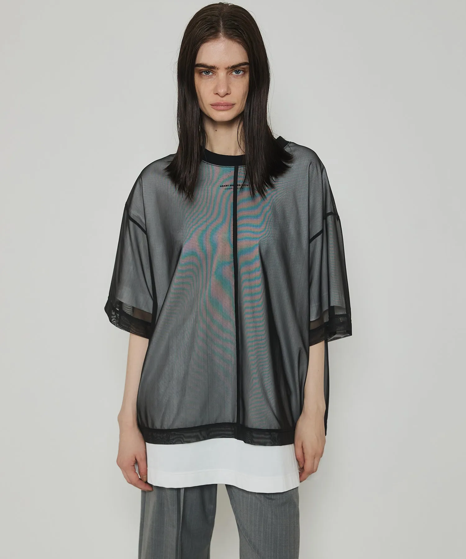 Layered Tulle T-shirt