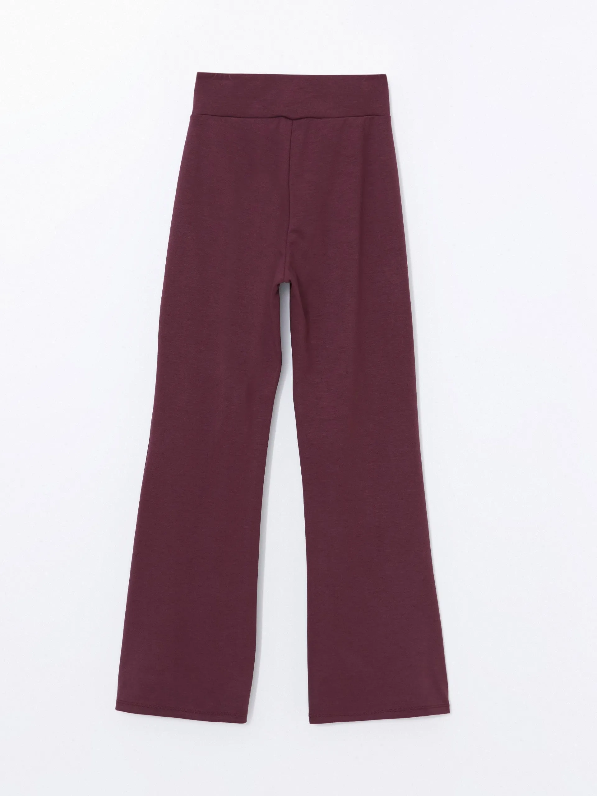 Lcw Modest Plum Elastic Waist Women'S Tracksuit Bottoms