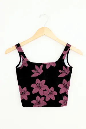 LILY SQAURE NECK CROP TOP | KIDS SIZE 4 - 6X