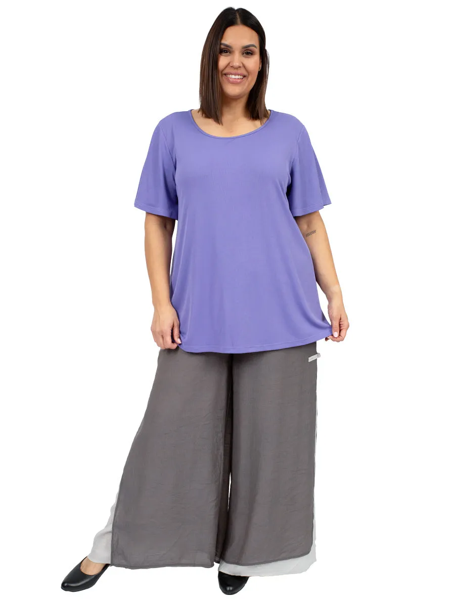Linen Oak Pants - Grey*