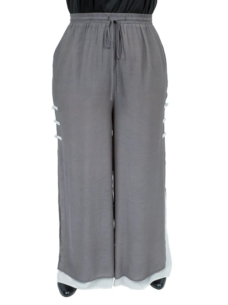 Linen Oak Pants - Grey*