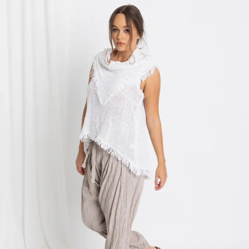 Lisa Brown Dezba Sleeveless Top