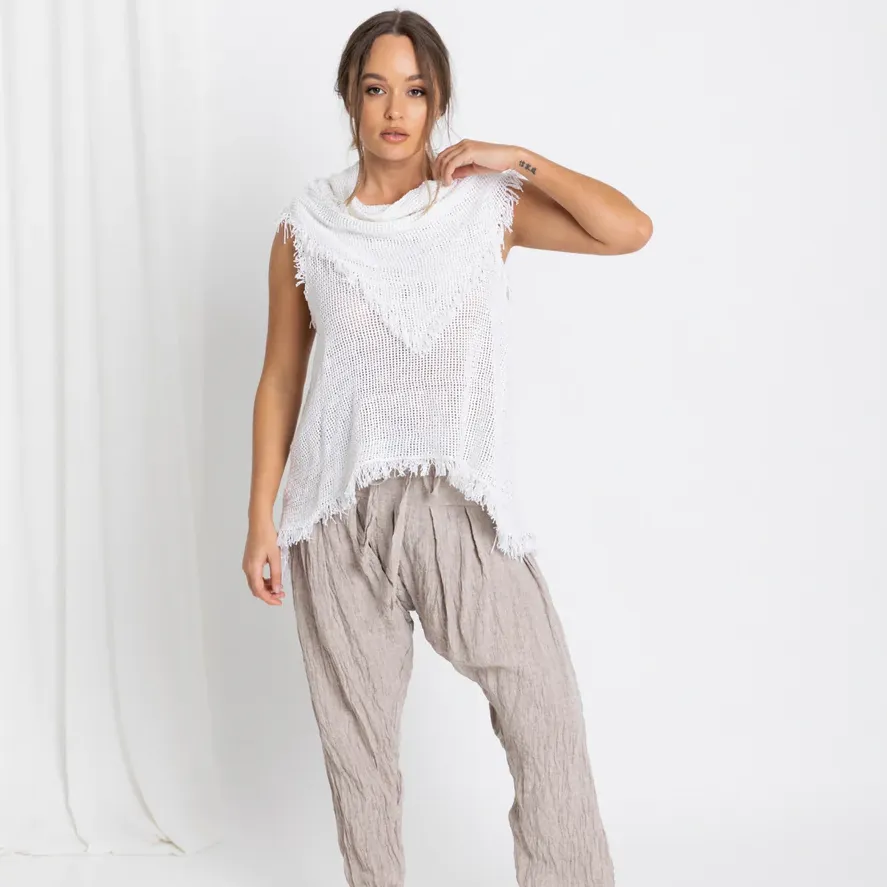 Lisa Brown Dezba Sleeveless Top