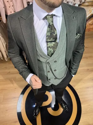 Littler - Bottle Green 3 Piece Suit