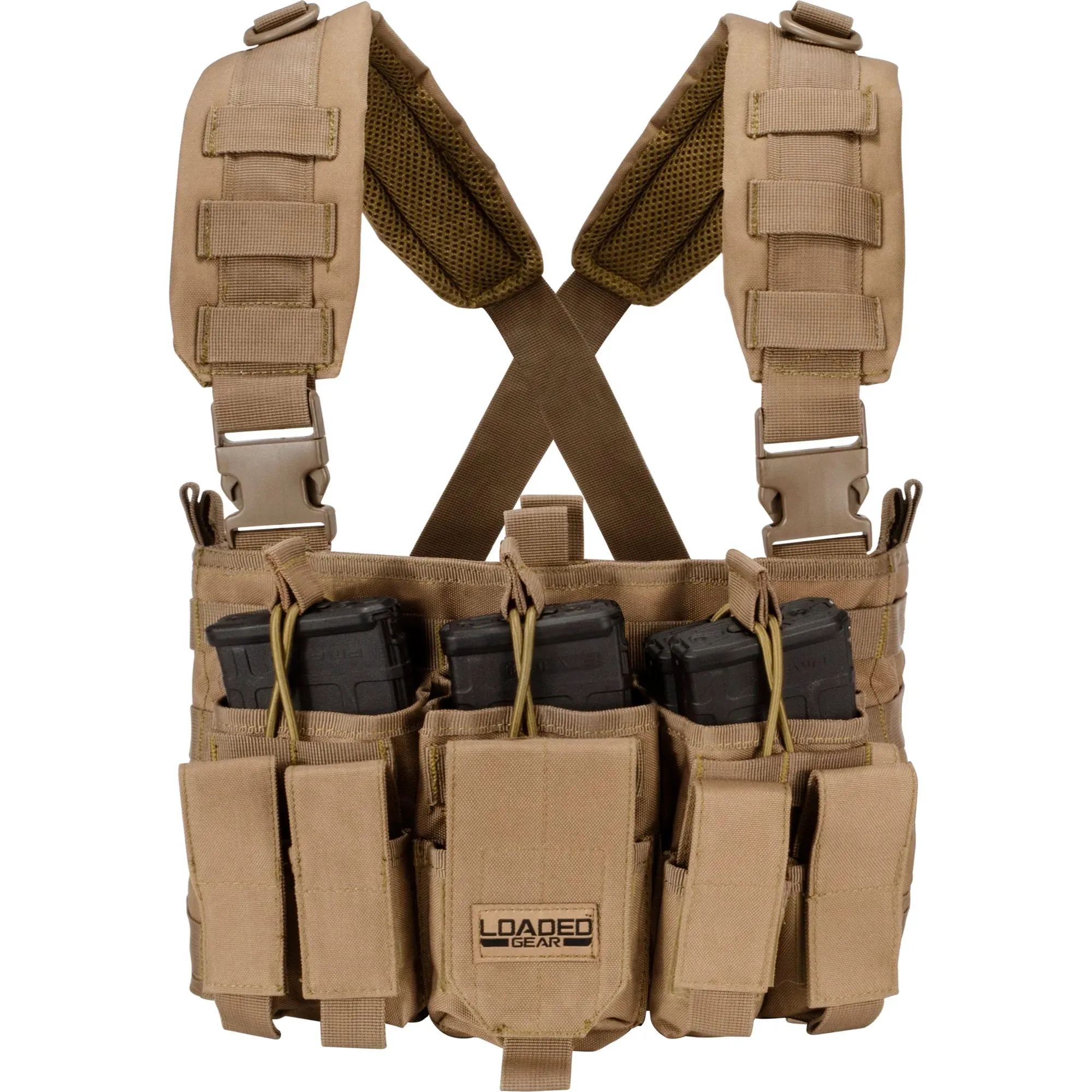 Loaded Gear VX-400 Tactical Chest Rigs | Black, OD Green, Dark Earth | BI12258, BI12794, BI12792