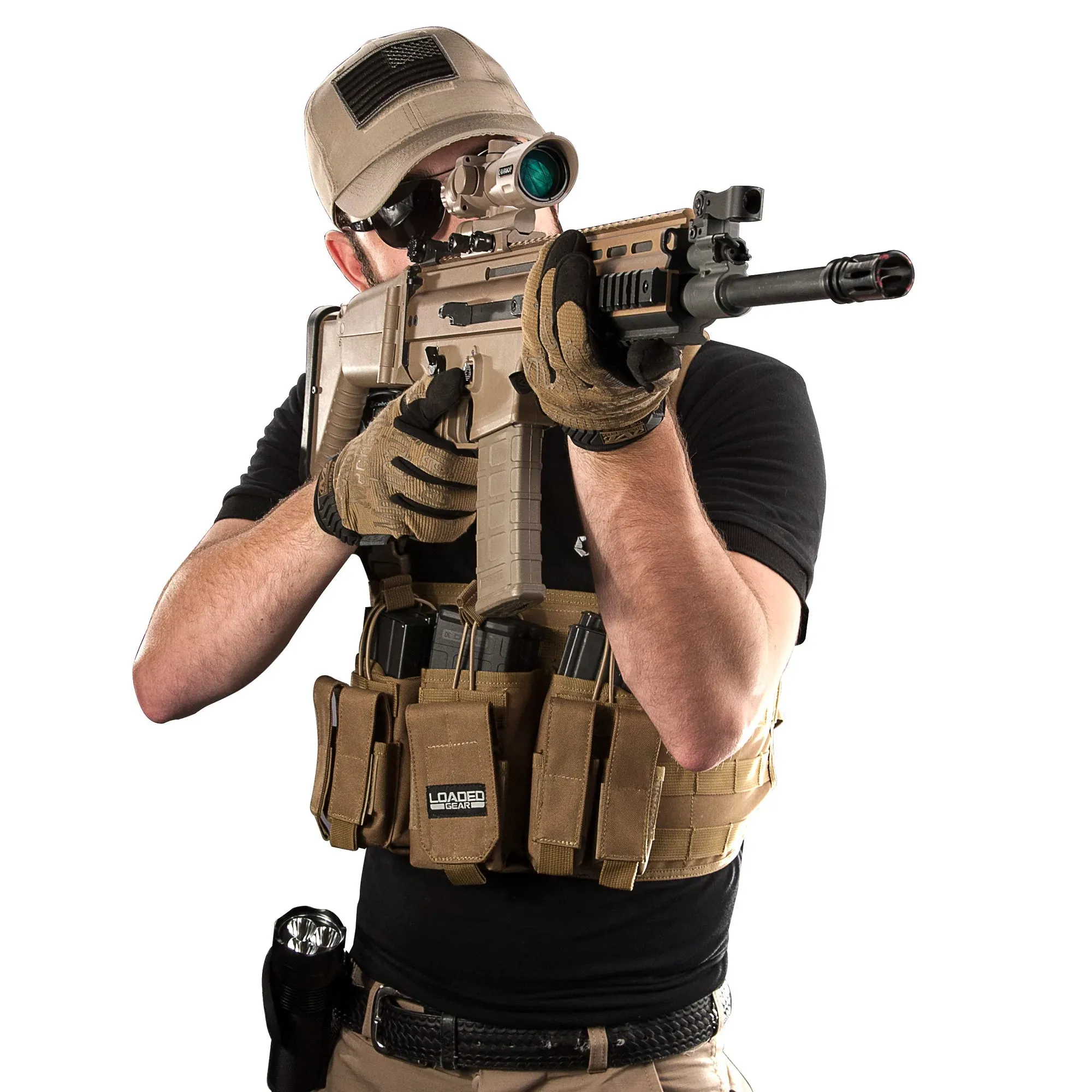 Loaded Gear VX-400 Tactical Chest Rigs | Black, OD Green, Dark Earth | BI12258, BI12794, BI12792