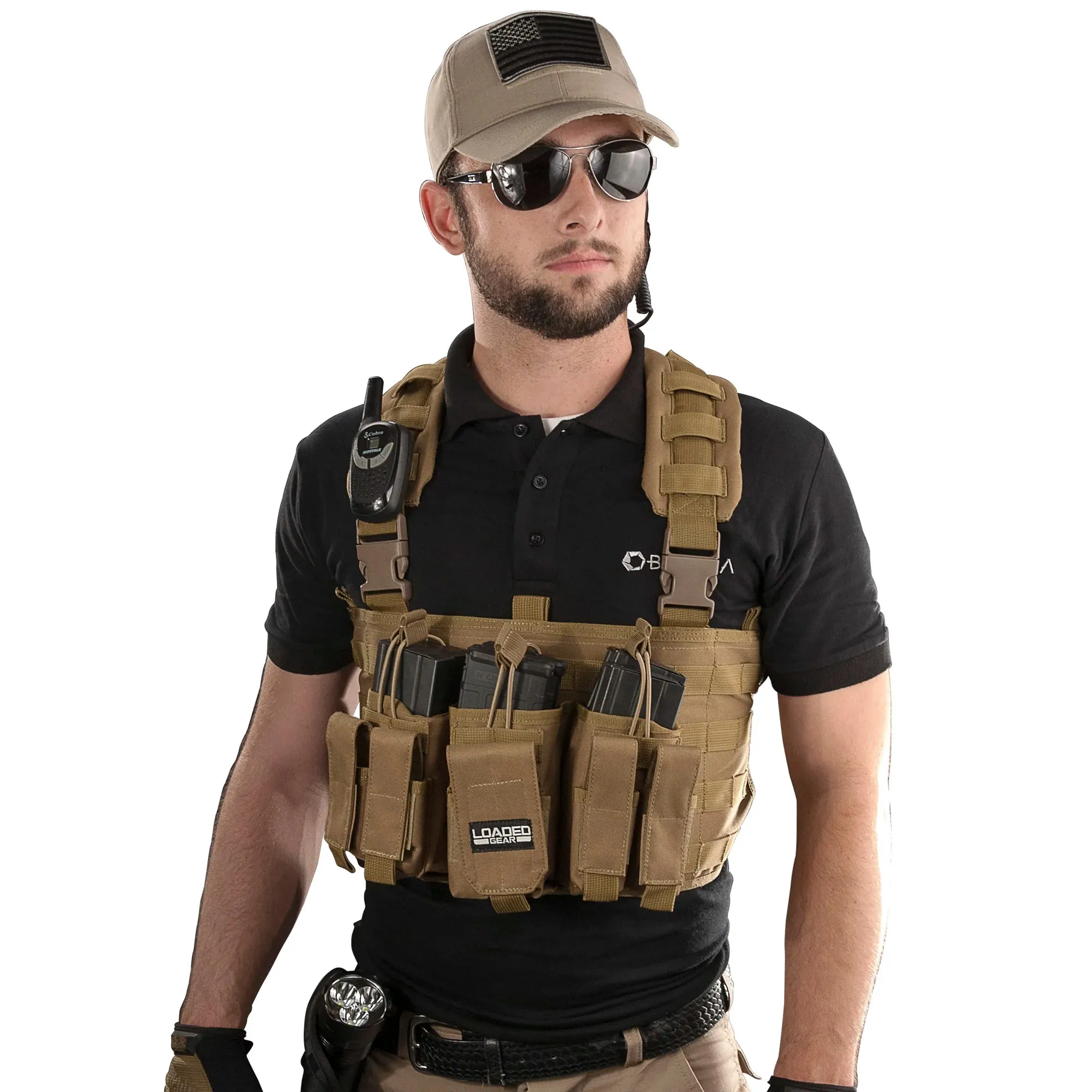 Loaded Gear VX-400 Tactical Chest Rigs | Black, OD Green, Dark Earth | BI12258, BI12794, BI12792