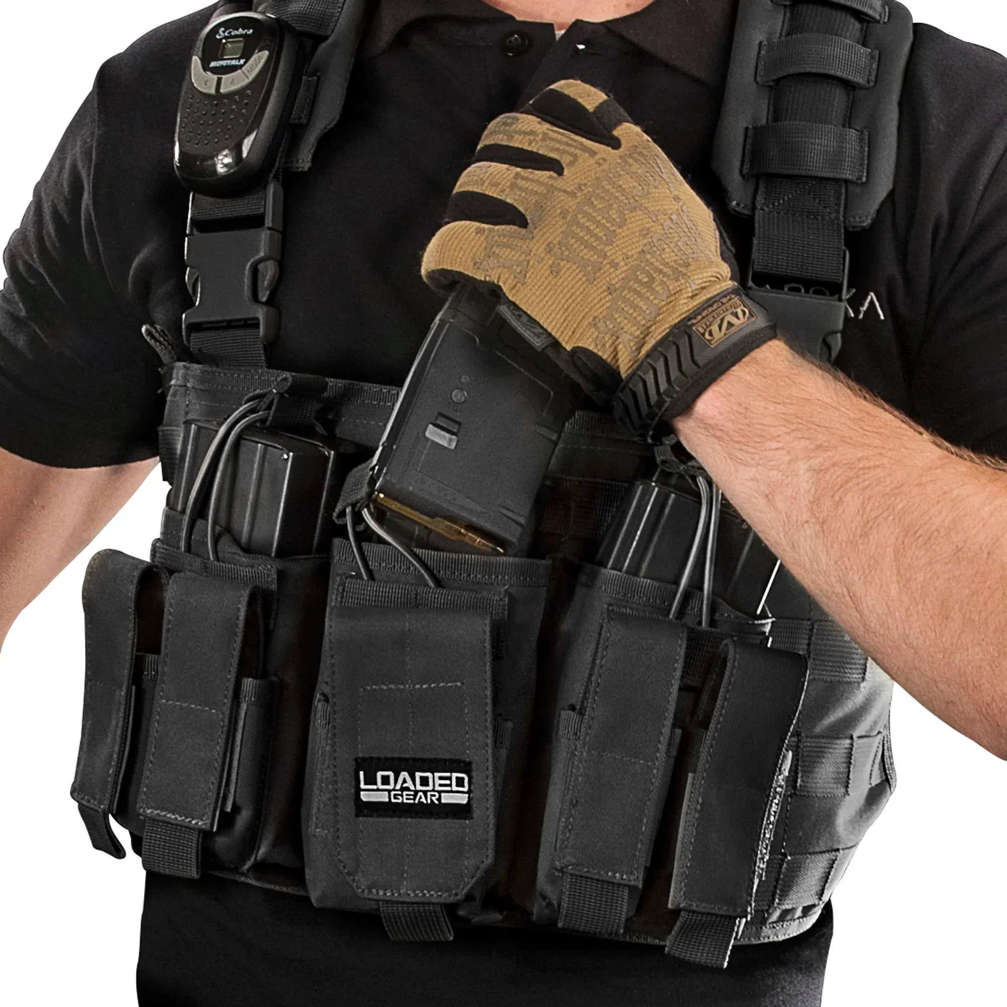Loaded Gear VX-400 Tactical Chest Rigs | Black, OD Green, Dark Earth | BI12258, BI12794, BI12792