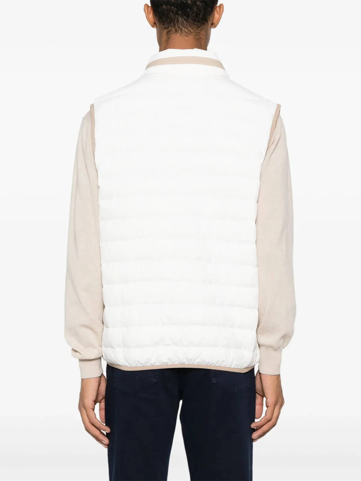 Logo-Embroidered  Padded Vest