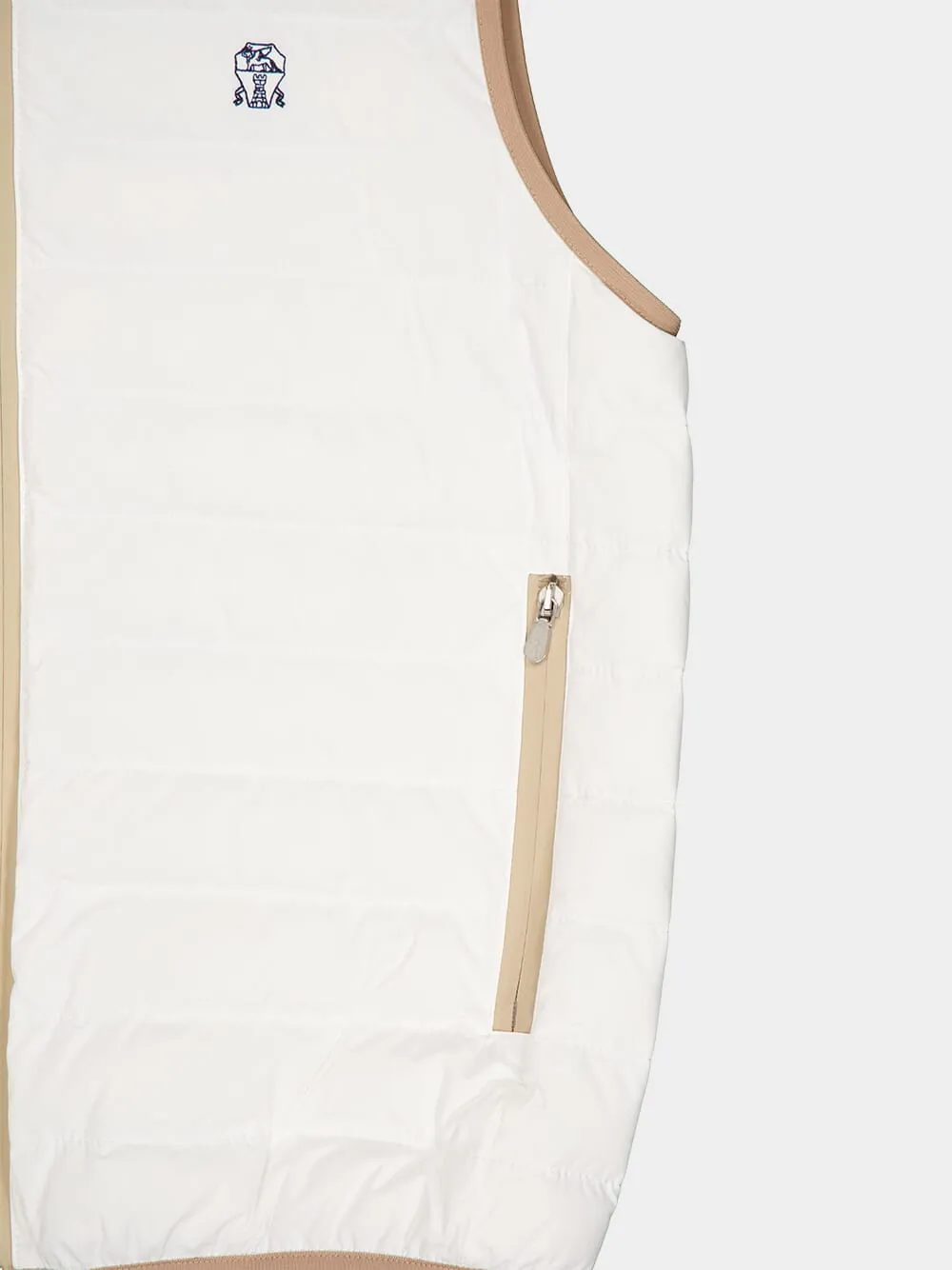 Logo-Embroidered  Padded Vest