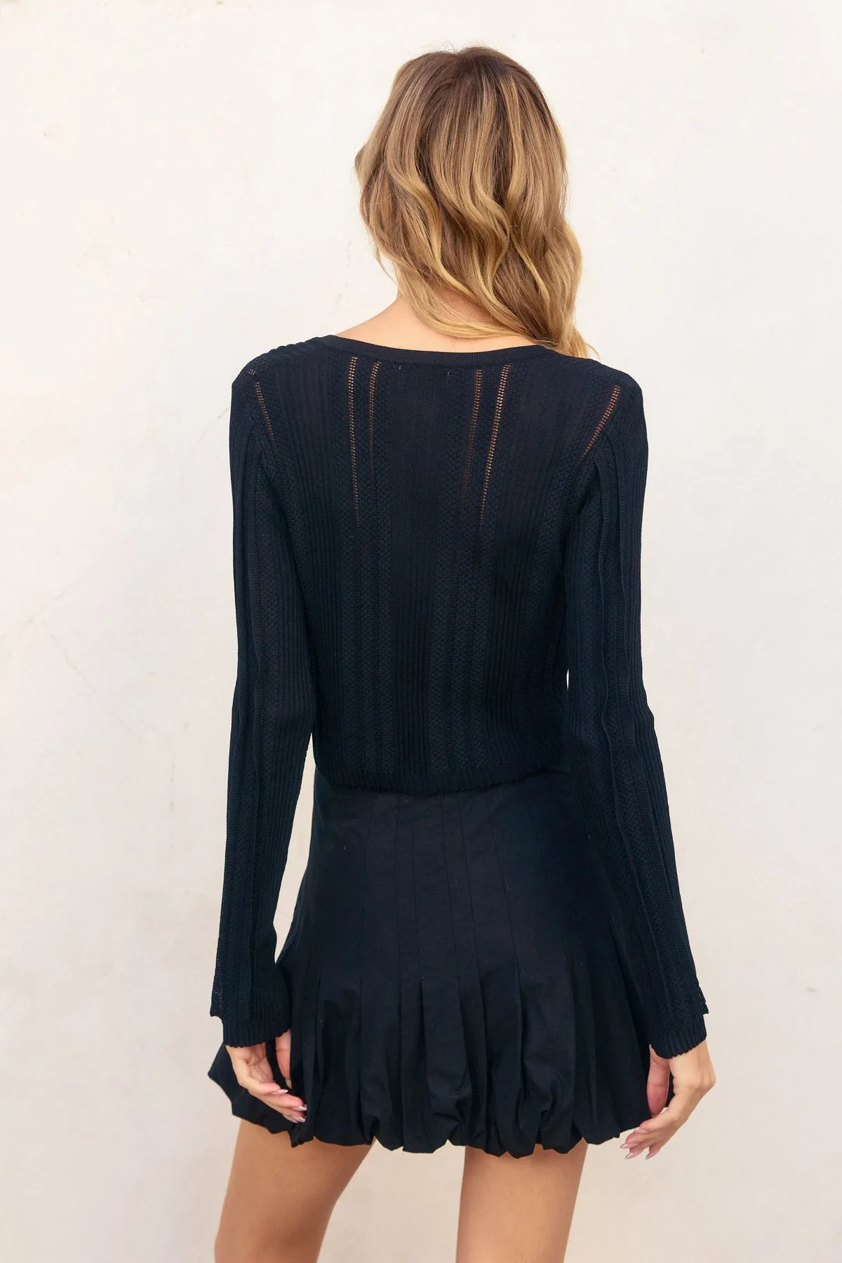 Lois Cropped Light Cardigan