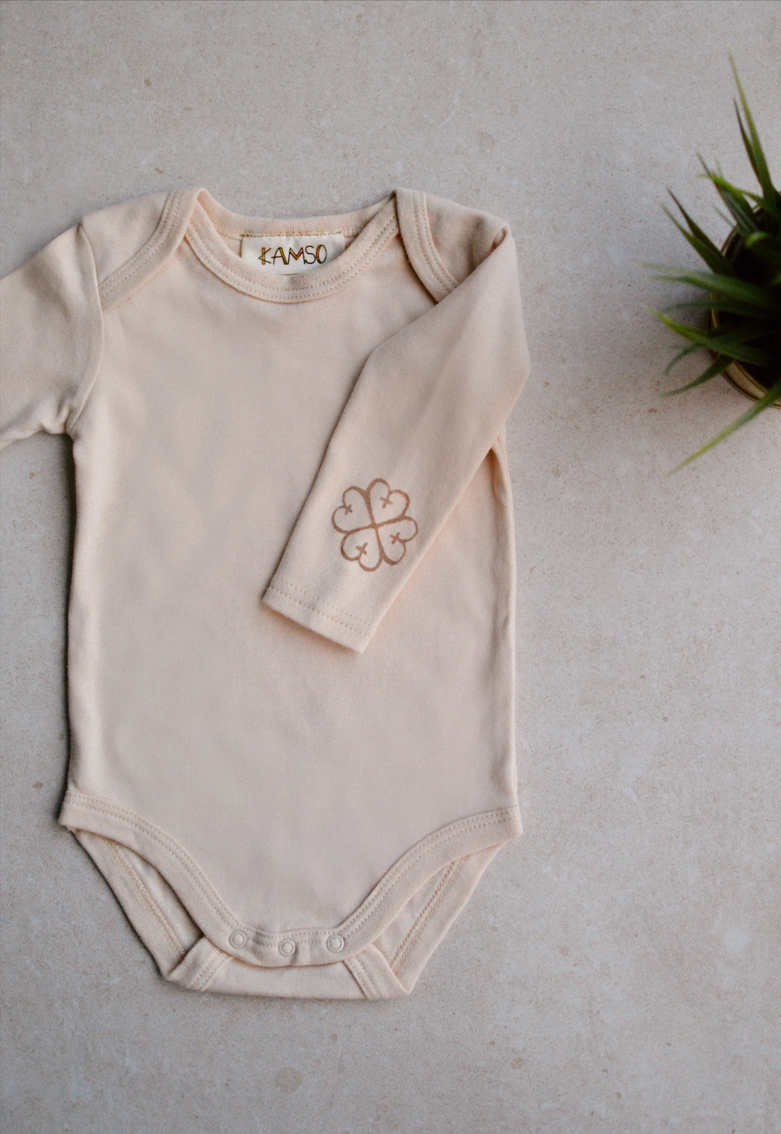 Long Sleeve Bodysuit<br> Sand Dunes