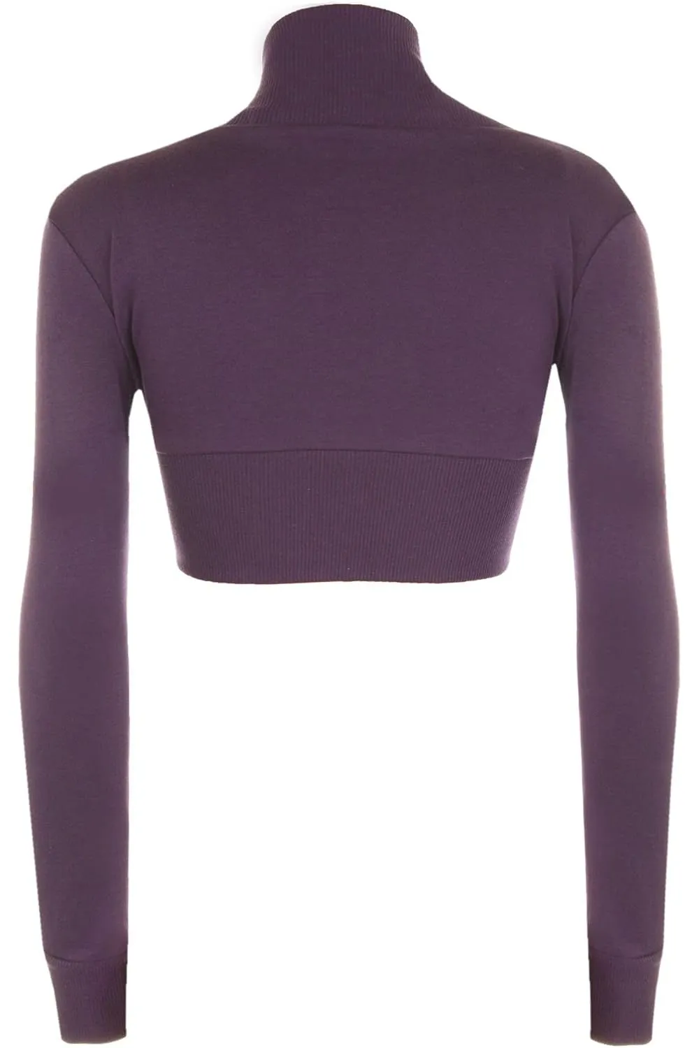 Long Sleeve Ribbed Bolero Shrug