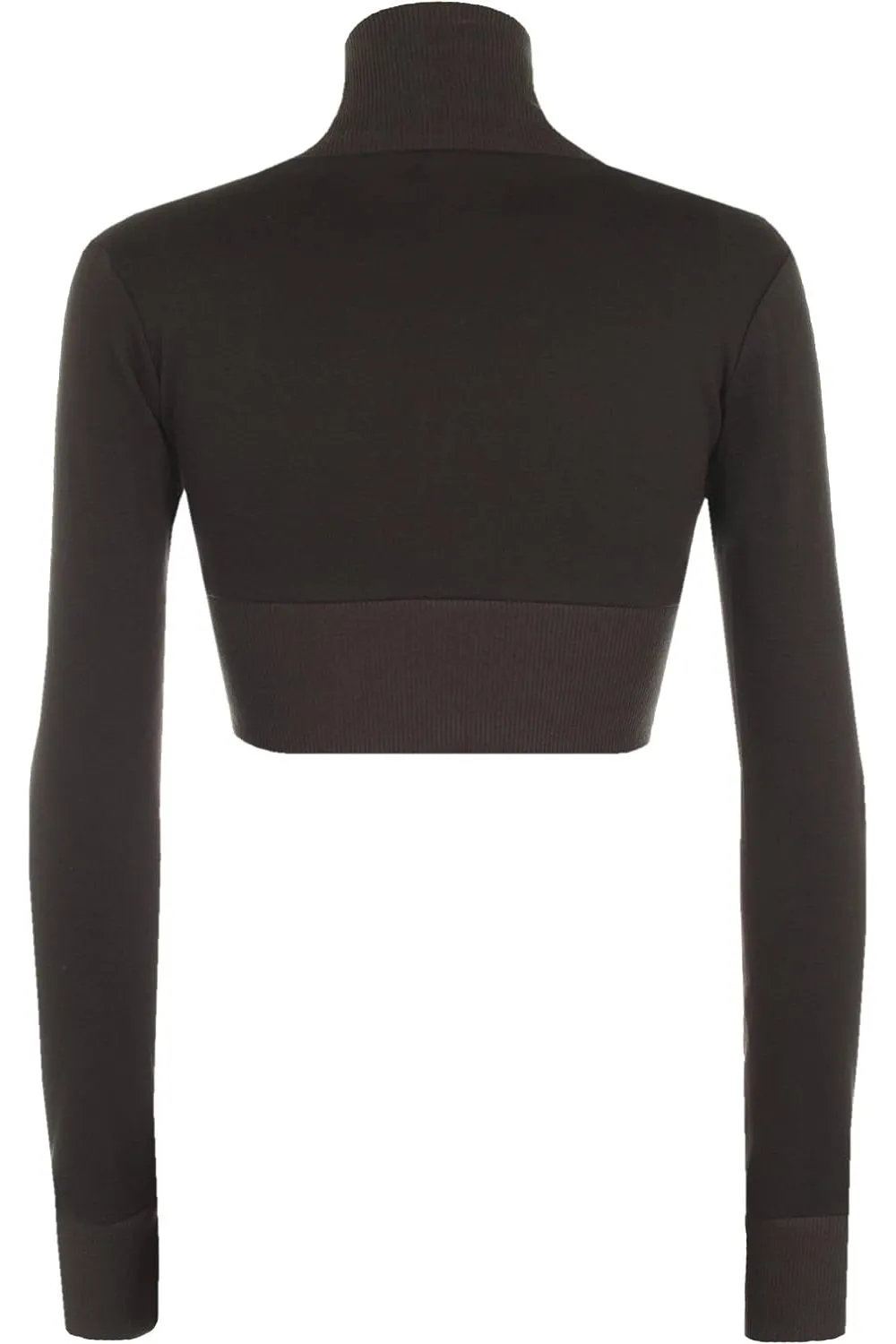 Long Sleeve Ribbed Bolero Shrug