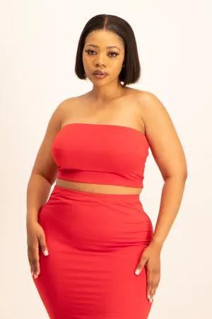 Lounge Bandeau Crop Top