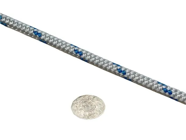 Marine Rope - White & Blue Fleck - 14mm