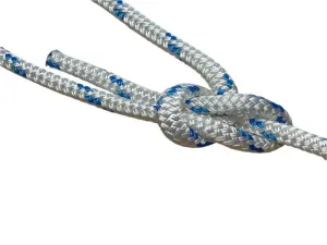 Marine Rope - White & Blue Fleck - 14mm