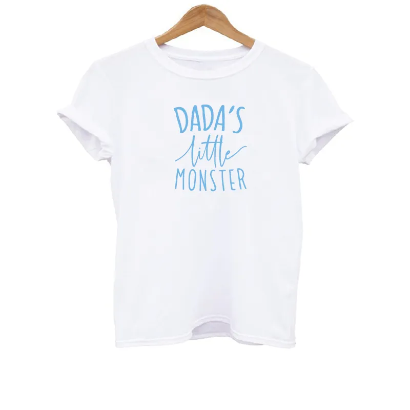 Matching Dada and Dada's Little Monster T-shirts / Baby Vests