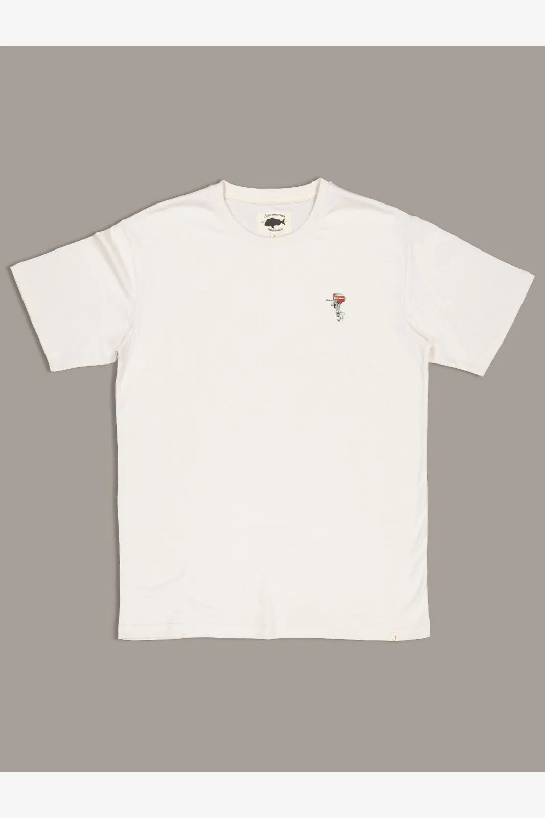 MC'S BOATWORKS TEE - ANTIQUE WHITE
