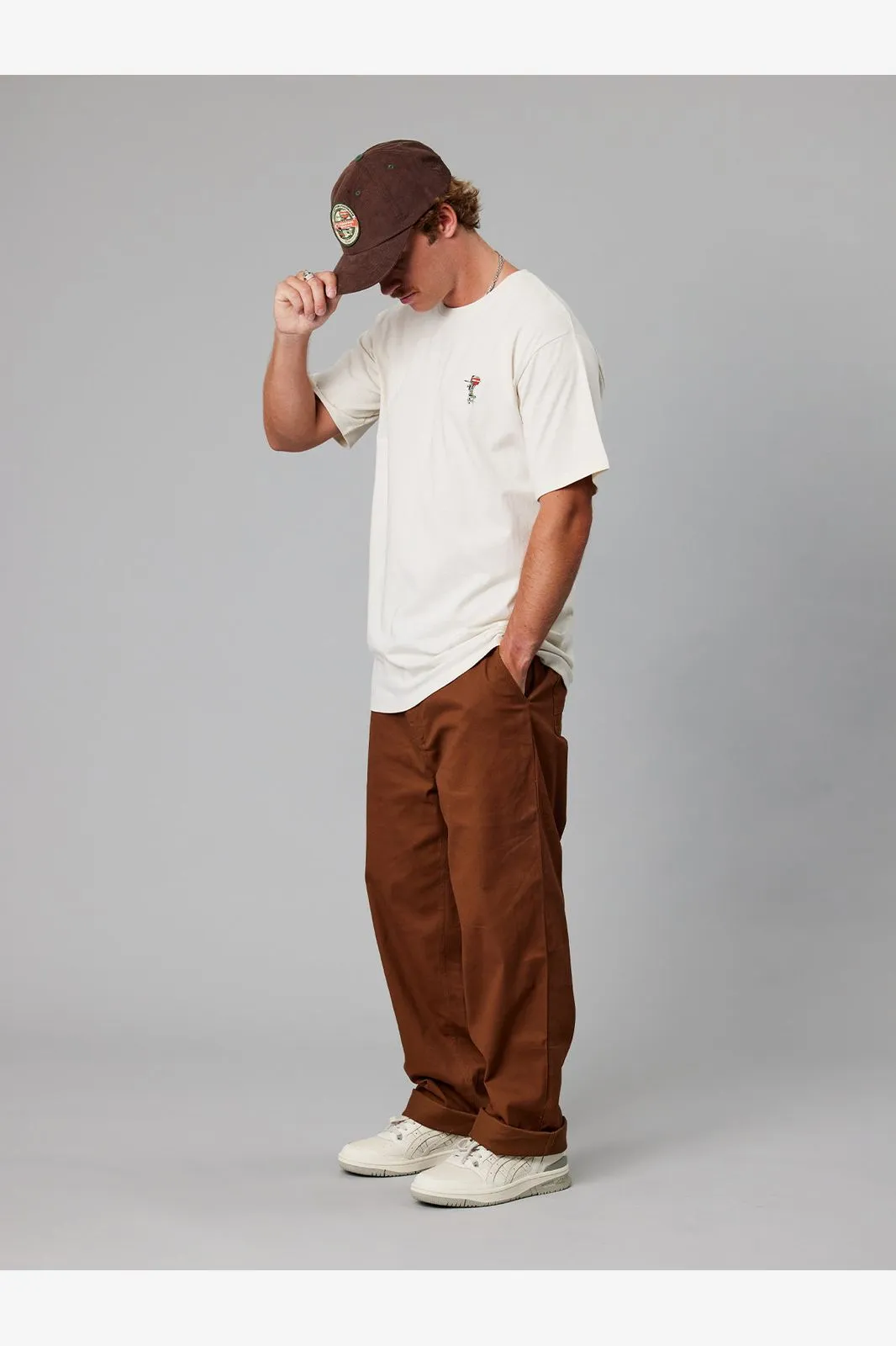 MC'S BOATWORKS TEE - ANTIQUE WHITE