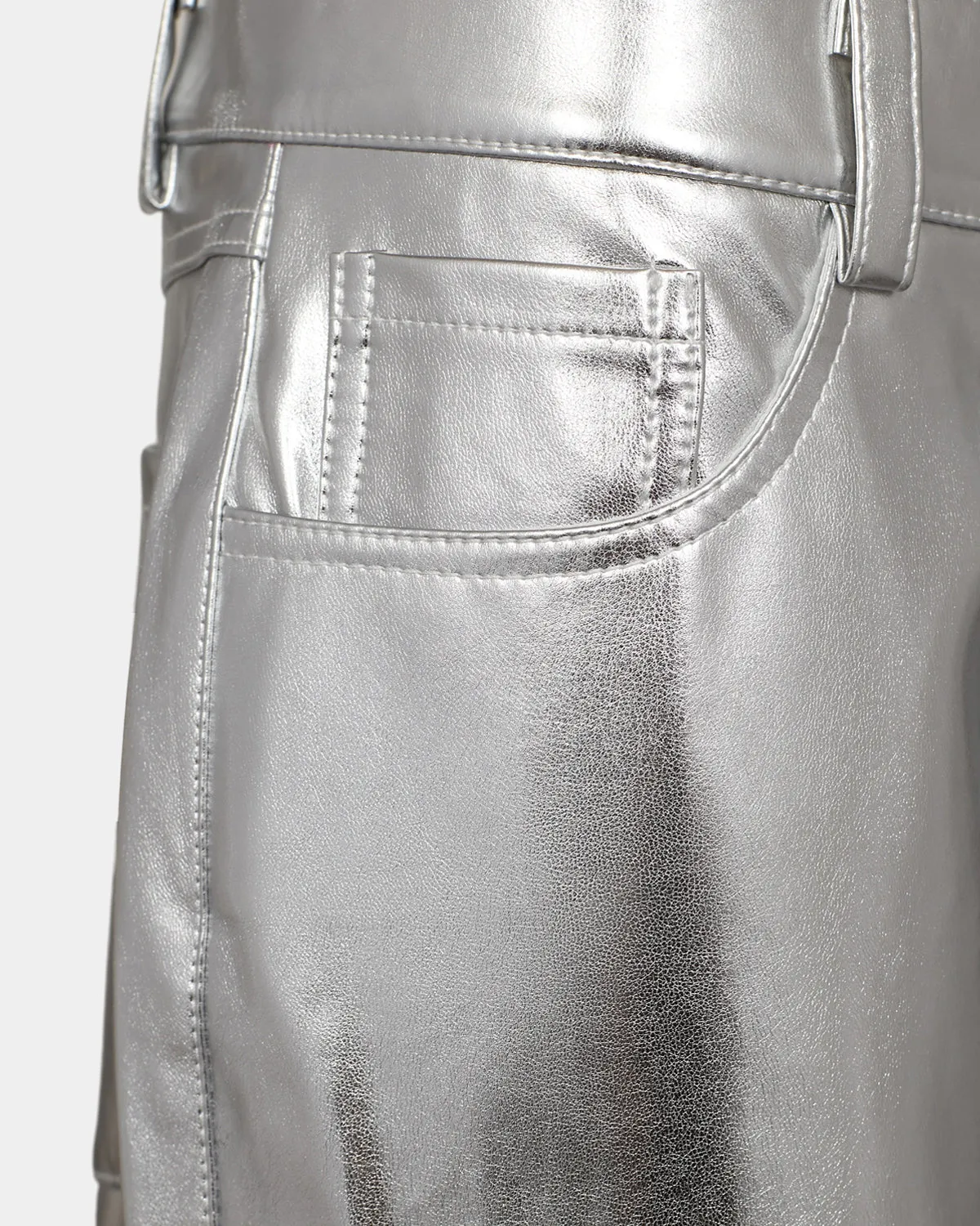 MELIKASW JEANS - Silver