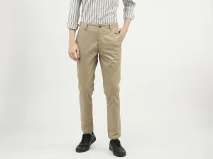 Men Solid Slim Fit Trousers