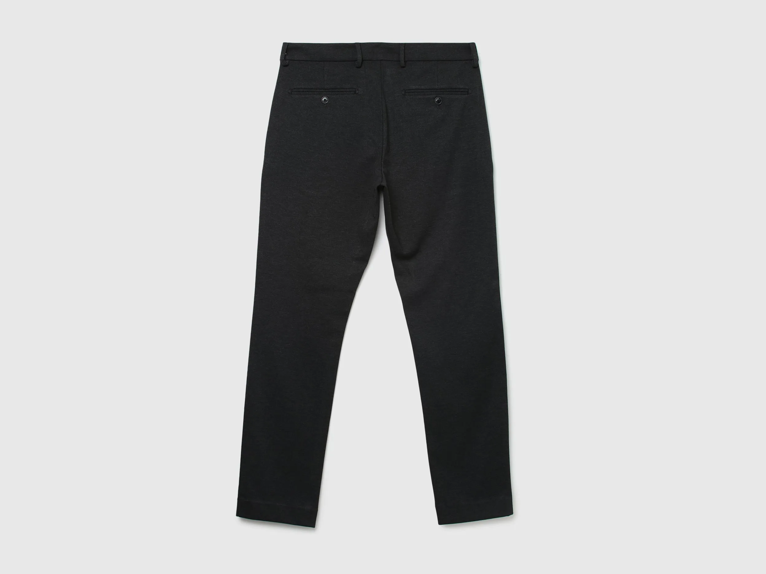 Men Textured Slim Fit Trousers