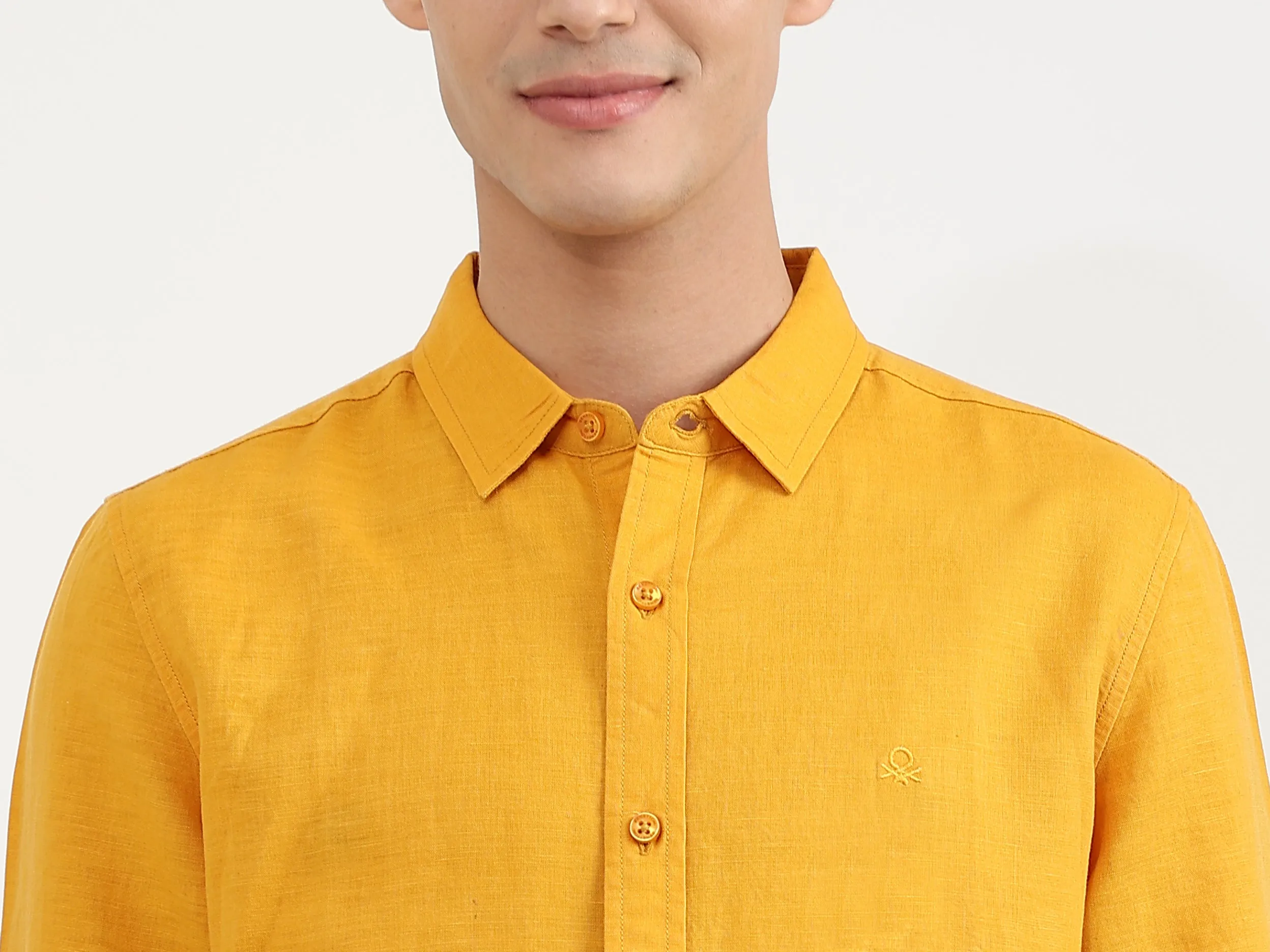 Mens Slim Fit Solid Shirt