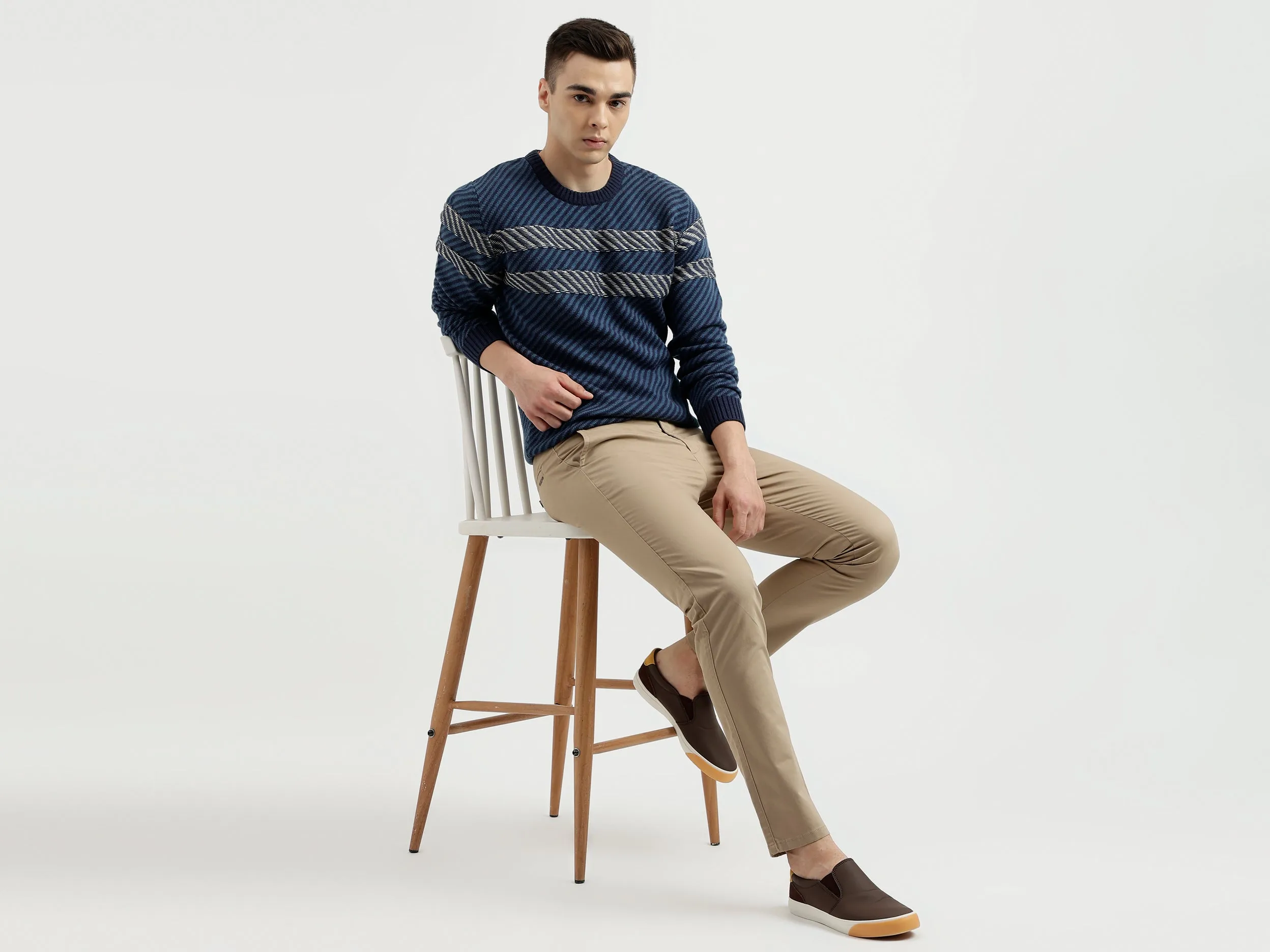 Men's Slim Fit Stretched Trousers