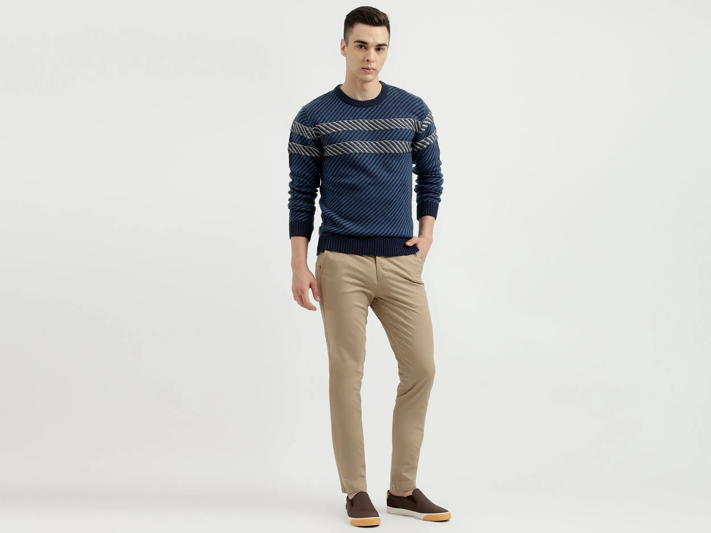 Men's Slim Fit Stretched Trousers