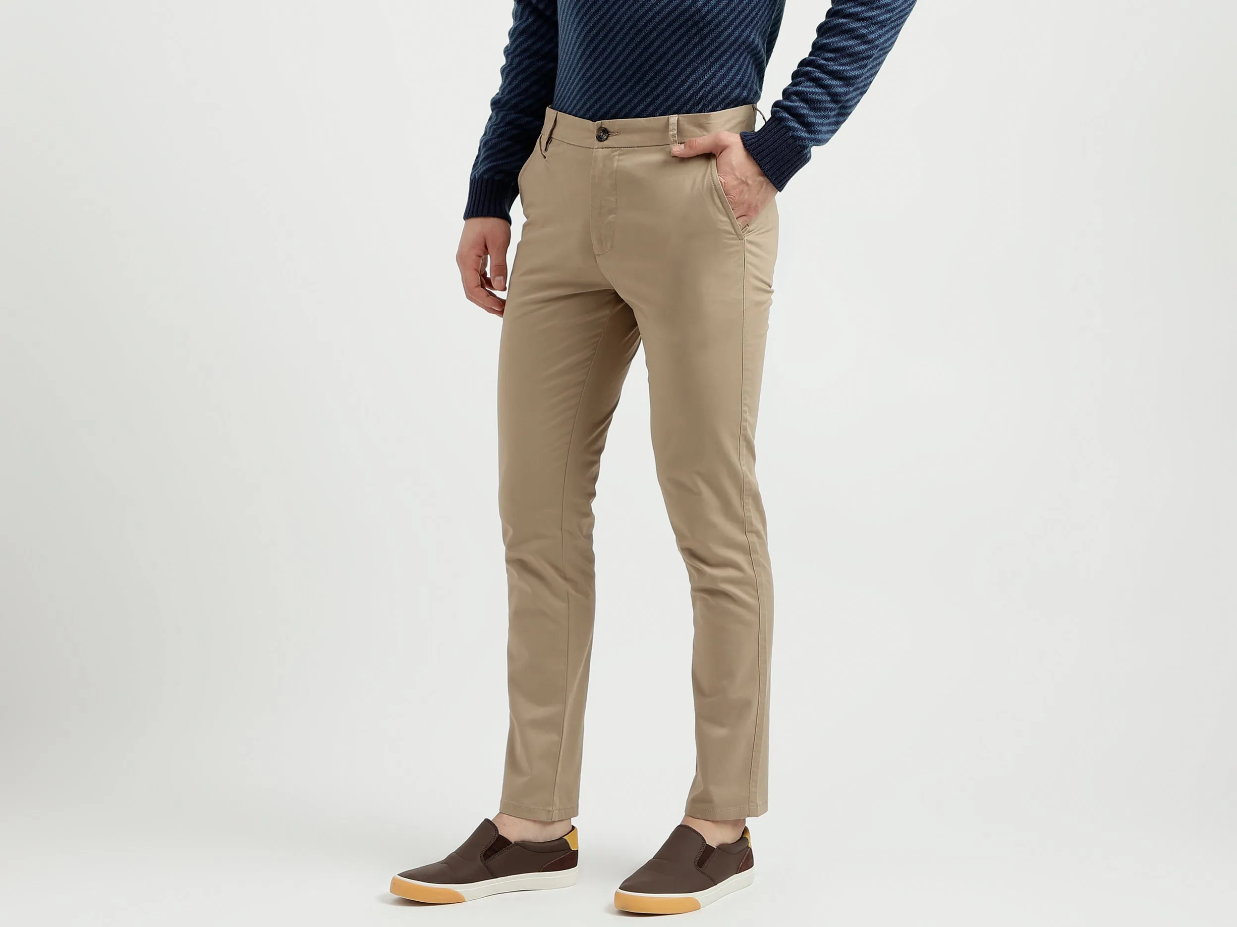 Men's Slim Fit Stretched Trousers