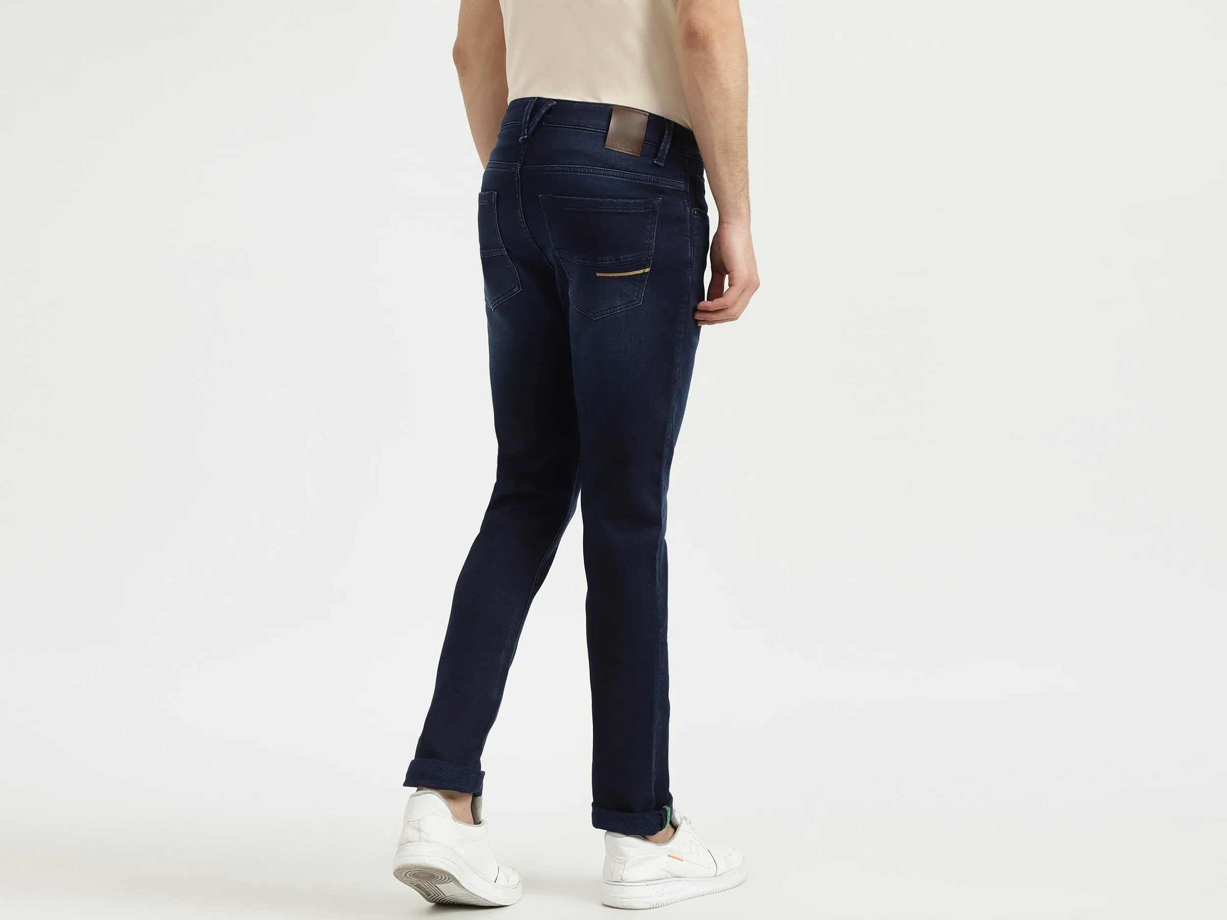 Mens Slim Straight Jeans