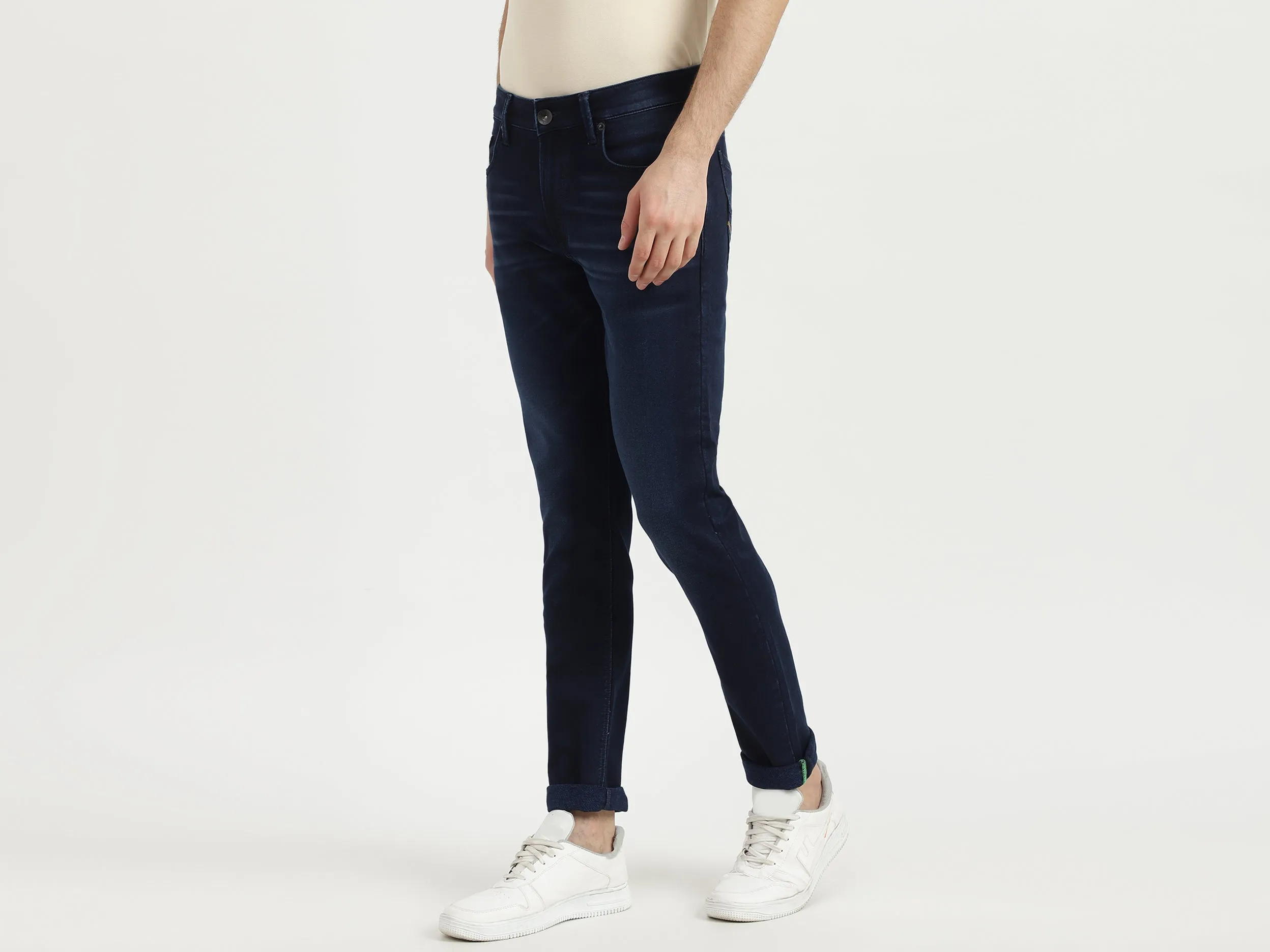 Mens Slim Straight Jeans