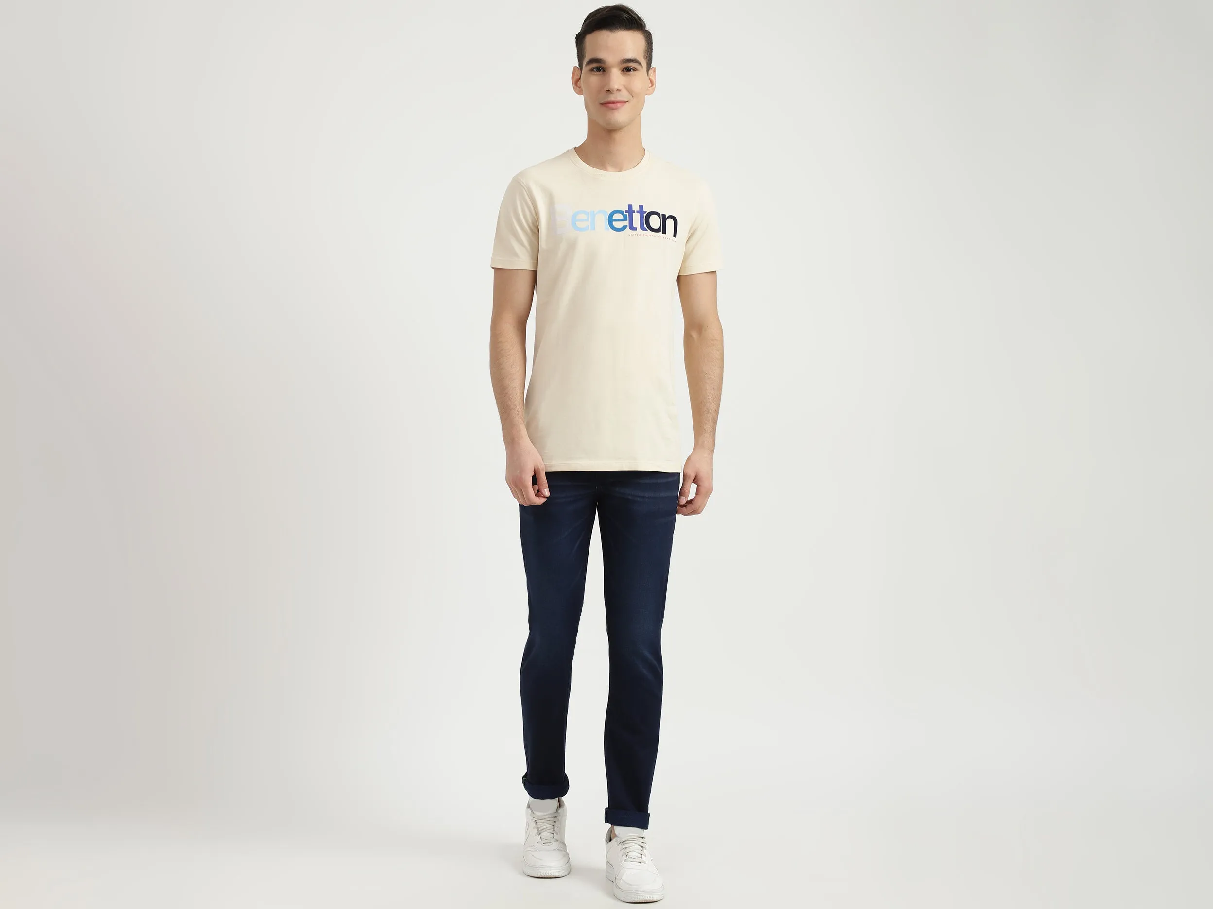 Mens Slim Straight Jeans